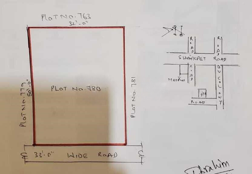 180 Sq.Yd Residential Plot for sale in Shaikpet