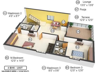 4 BHK Phoenix Luxury Park 2 Villa 3338 Sq.ft - 3820 Sq. ft in Shamshabad