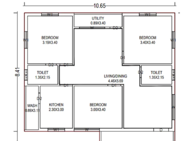 2 BHK Flat at Udumala Balaswamy Reddy Saffire 1 in Serilingampally