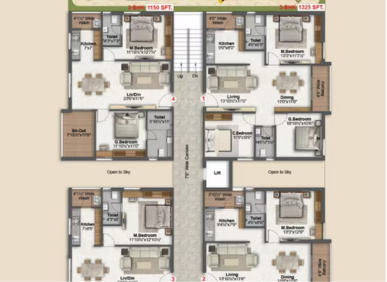 3 BHK Flat for in Puppalaguda