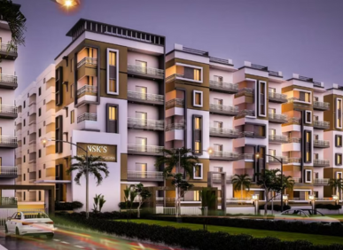 3 BHK flat for sale at NSKs Nikhil Krishna Platina in Miyapur