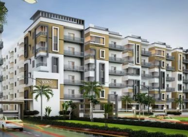 2 BHK flat for sale at NSKs Nikhil Krishna Platina in Miyapur