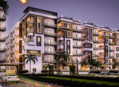 2 BHK flat for sale at NSKs Nikhil Krishna Platinain Miyapur