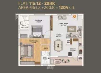 2 BHK Flats for sale at Sri Kalpa Luxor in Bachupally