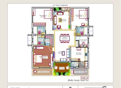 3 BHK flat for sale at Lansum Elena in Kokapet