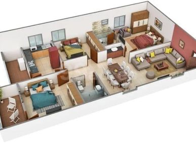 3 BHK flat for sale at SMR Vinay Boulderwoods in Bandlaguda Jagir