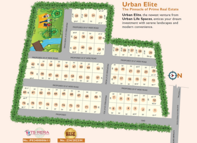 Urban Elite Plots for Sale in Kadthal