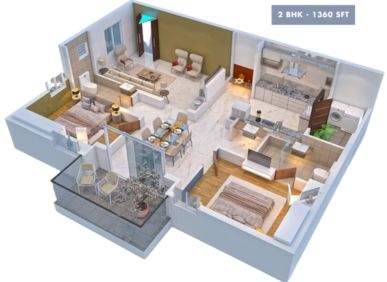 2 BHK Flat for sale at Pragathi Western Square in Gajularamaram